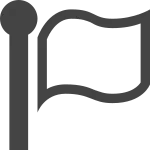 Flag O SVG Icon